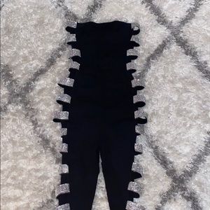 Black Rhinestone jumpsuit